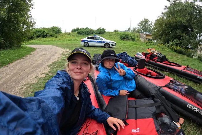 Clara Gorczytza und Michelle Schneider aus Deutschland nahmen ebenfalls an der Tour teil
