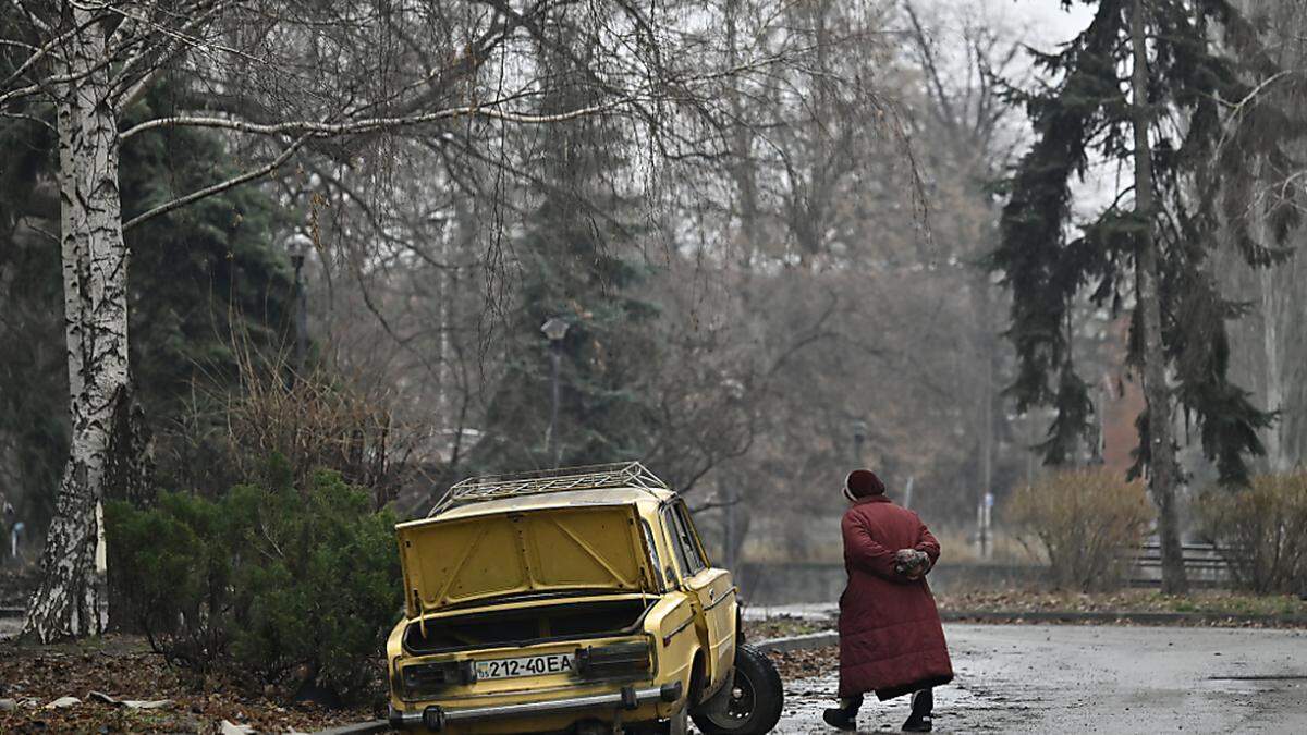 Kiew ist ohne Licht, Wasser und Heizung