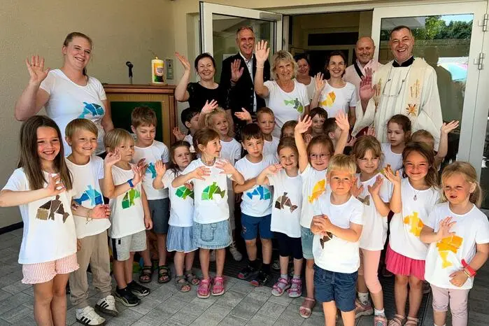 Die Freude bei den Kindern war sichtlich groß.