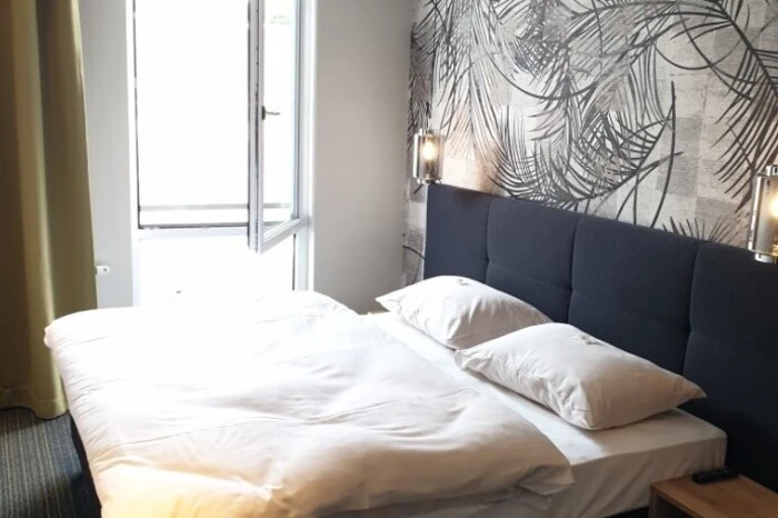 Hier eines der neuen Zimmer.