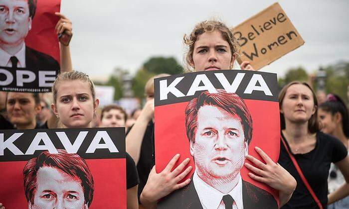 Die Proteste gegen die Ernennung Brett Kavanaughs zum US-Höchstrichter halten an 