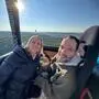 Birgit Unterwieser und Tom Schwaiger im Ballonkorb: „Ein ganz besonderes Erlebnis“
