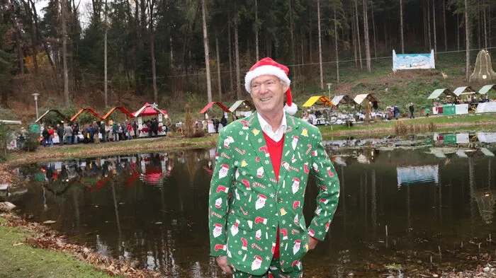 Bereits zum fünften Mal organisierte Rudi Götzl den beliebten Weihnachtszauber rund um den Köflacher Dechantteich.
