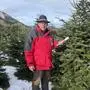 Karl Sackl in seinem Christbaumwald in St. Peter ob Judenburg