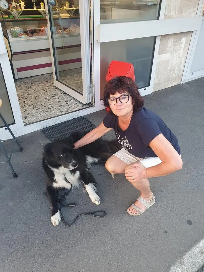 Einer der treuesten Kunden von Irmgard Rombold: Hund Sammy kam jeden Tag um sechs Uhr mit dem Besitzer vorbei und bekam ein Leckerli