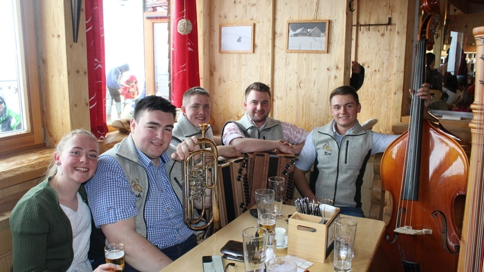 Die Musikgruppe „d‘Hoabuachan“ aus Donnersbach sorgte für Stimmung