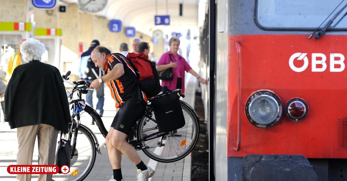 Radfahr-Gruppe musste auf kleinem Bahnhof vorzeitig den Zug verlassen