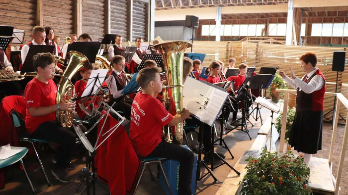 Die Jungmusiker der Trachtenkapelle Tiffen zeigten auch ihr Können!