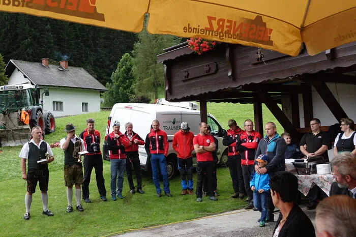Viele Bergretter waren in die Eisenerzer Ramsau gekommen.