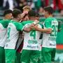 VIENNA,AUSTRIA,29.MAY.22 - SOCCER - ADMIRAL Bundesliga, play off, final, SK Rapid Wien vs WSG Tirol. Image shows the rejoicing of Rapid.
Photo: GEPA pictures/ Philipp Brem