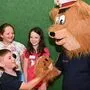Auch "Tommi"-Bär, das Maskottchen der Kinderpolizei, war vor Ort