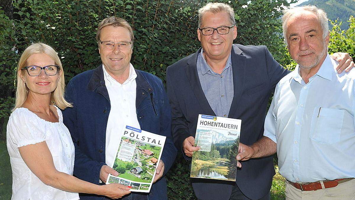 Mayer und Wilding präsentieren erste gemeinsame Gemeindezeitung