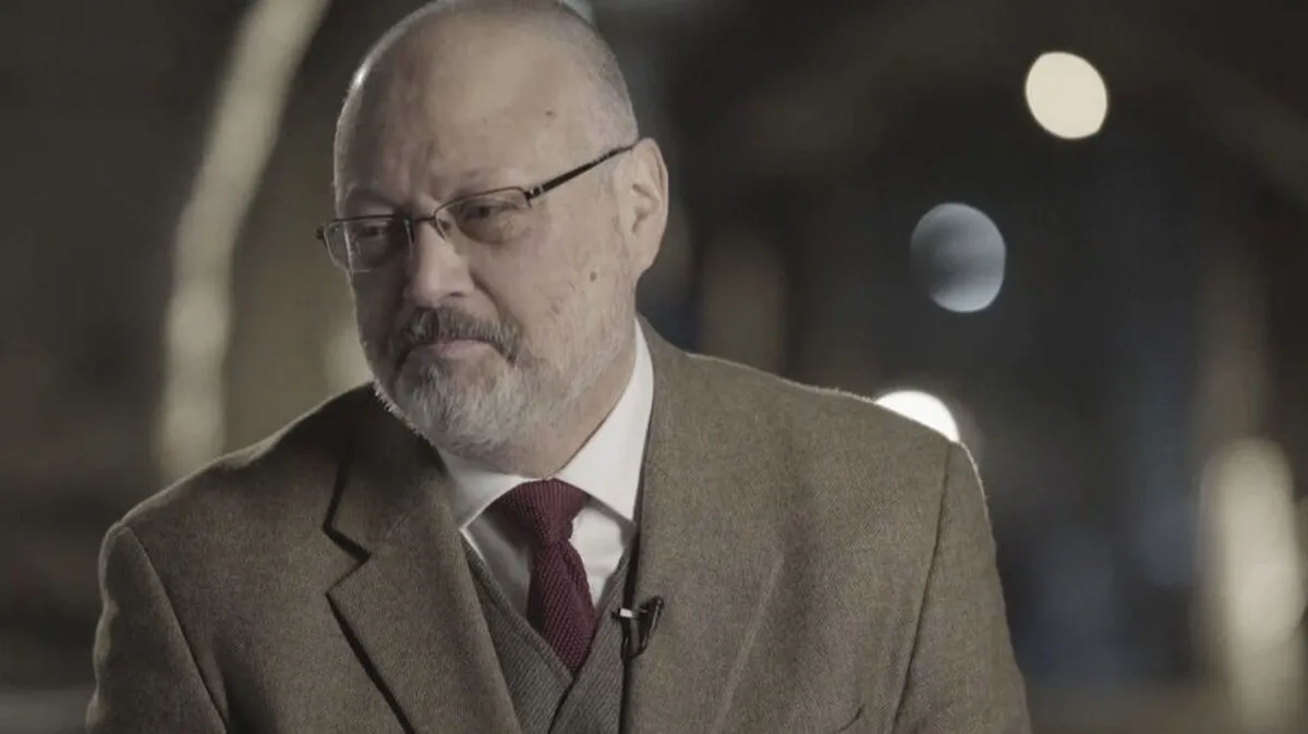 Jamal Khashoggi bei einem Interview im März 2018