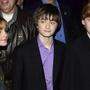 Emma Watson, Daniel Radcliffe und Rupert Grint am 11. November 2001 bei der Premiere in New York