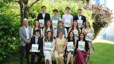 Die Maturanten 2025 der Ski-Akademie Schladming, 5B