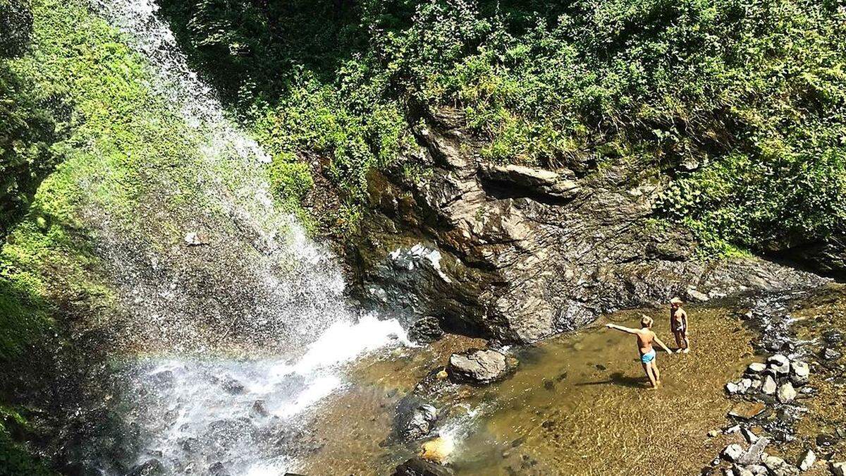 Im Bereich des Wasserfalles kam es zum Unfall (Archivfoto)