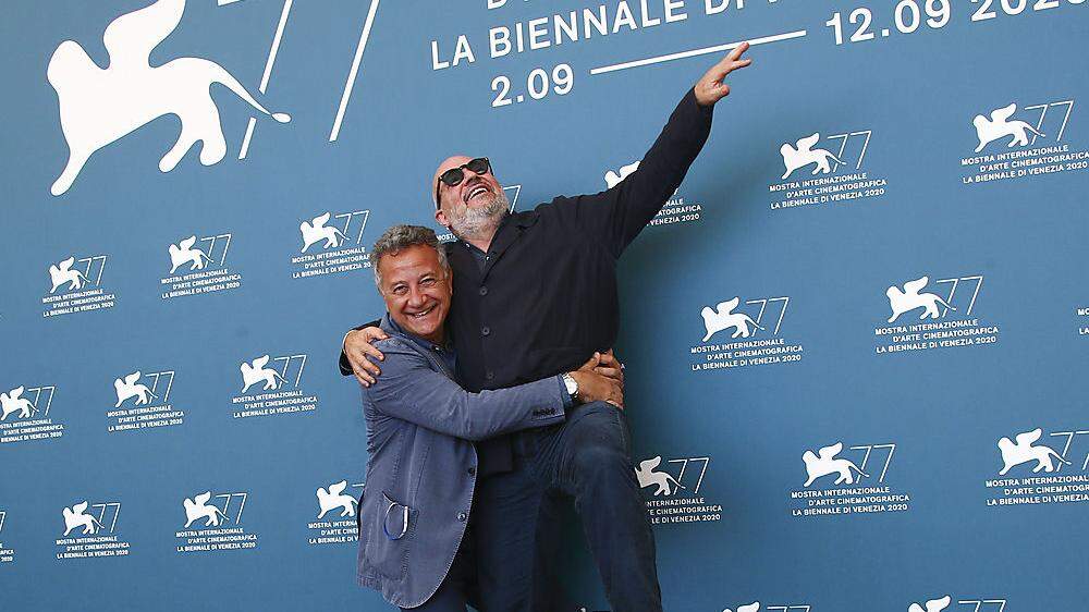  Paolo Del Brocco, Chef von RaiCinema, und Regisseur Gianfranco Rosi