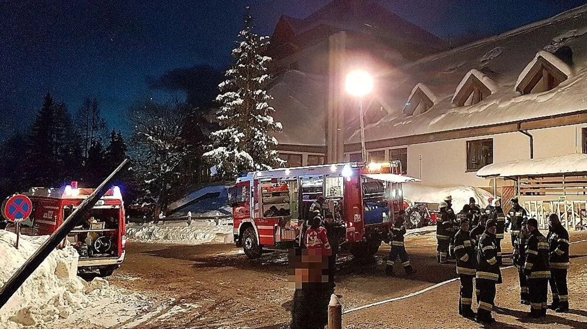 Einsatz beim Schwelbrand in einem Hotel am Nassfeld 