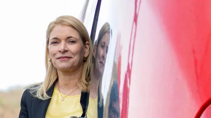 Die Vorstandsvorsitzende der Deutschen Bahn, Evelyn Palla