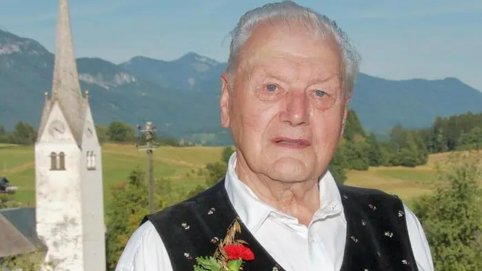 Singen ist seit 72 Jahren die Leidenschaft von Florian Tschmelitsch (90)