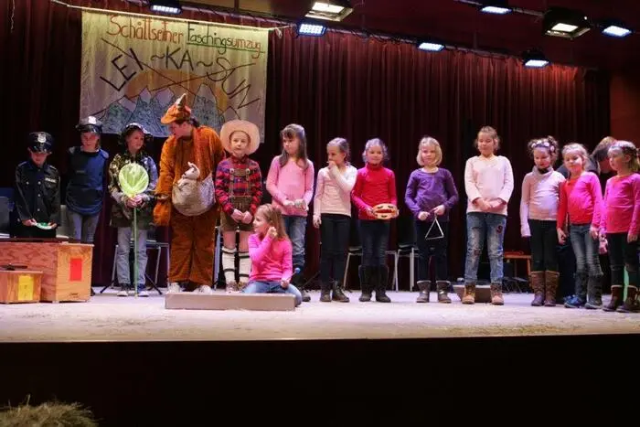 Der Chor der Volksschule Treffling erntete großen Applaus.