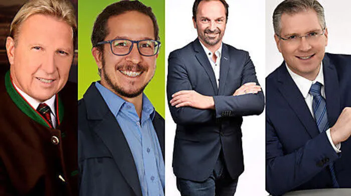 Von links: Herwig Kampl (FPÖ), Klaus Knafl (Grüne), Rudi Egger (ÖVP), Martin Kulmer (SPÖ)
