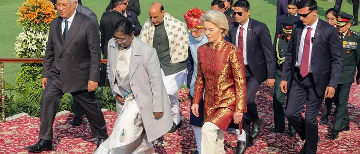 EU-Kommissionspräsidentin Ursula von der Leyen will die Details auf einem Gipfel in Neu-Delhi vorstellen