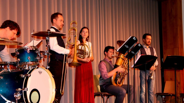 Das Ensemble "Trampet Brass" spielte schwungvolle Klassiker.