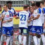 Jubel über die Fixierung des Play-offs
