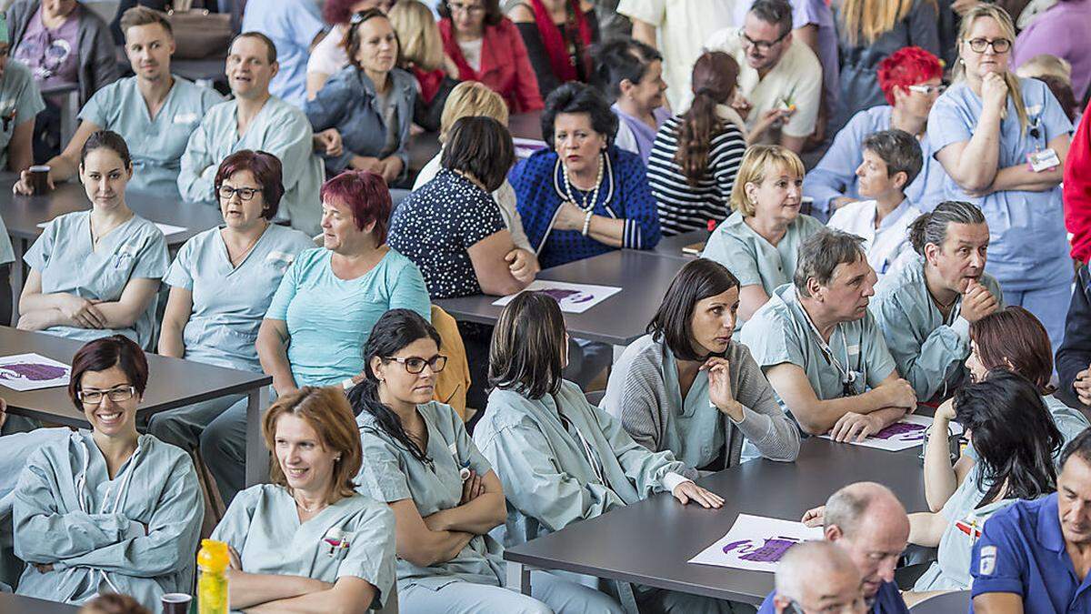 Das Pflegepersonal der Kabeg-Spitäler denkt bereits an Streiks