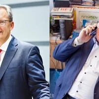 Klaus Poier von der Uni Graz und Heinz M. Fischer von der FH Joanneum