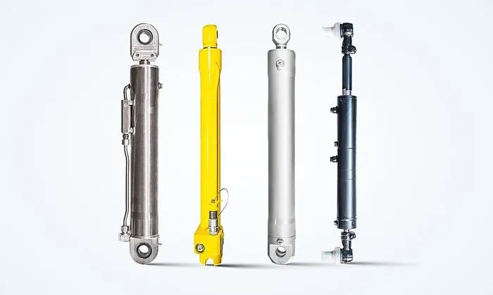 Die Hydraulikzylinder werden in verschiedensten Branchen verwendet, vom Kranbau bis zur Kunststoffmaschinenindustrie