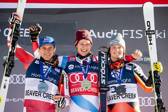 Marco Odermatt (SUI) Matthias Mayer (AUT) Broderick Thompson (CAN) Hier kommen Sie zum Rennbericht!