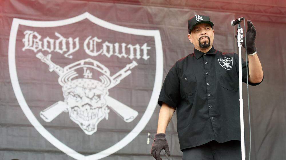 Rapper Ice-T bei einem Auftritt bei Nova Rock 2018 im Burgenland 