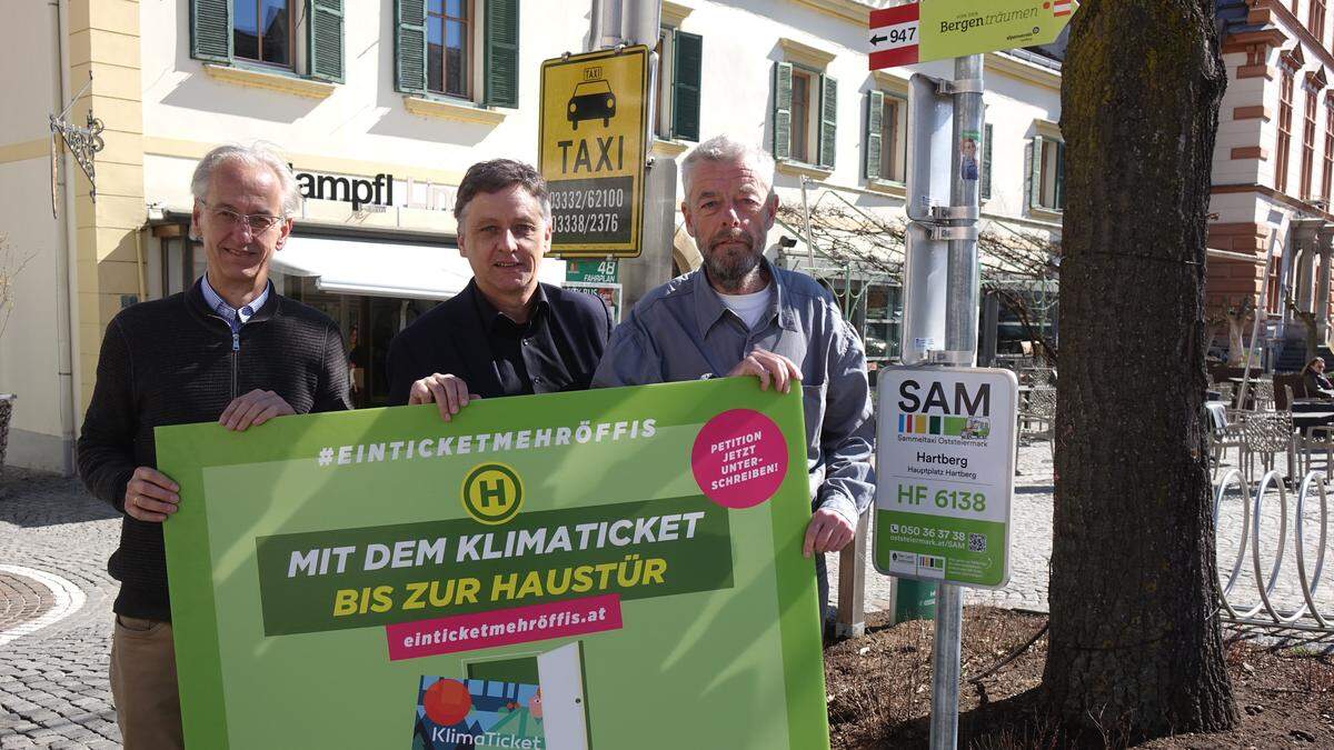 Christoph Wallner, Lambert Schönleitner und Gerhard Kothgasser