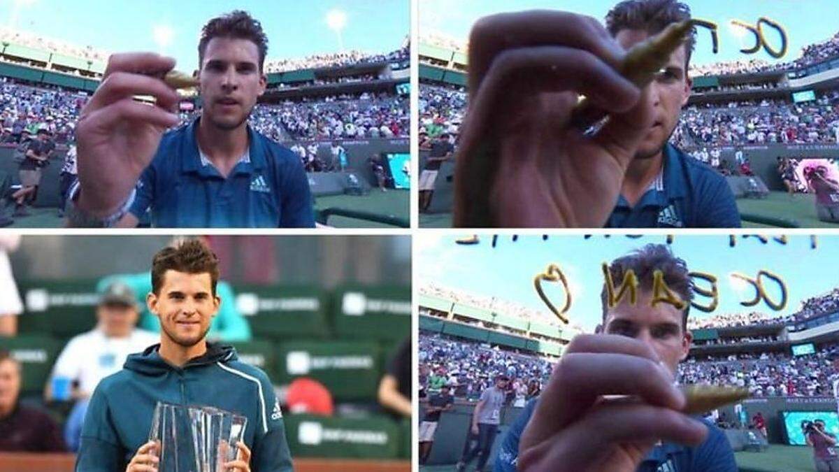 Die Botschaft von Dominic Thiem