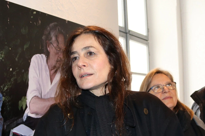 Sophie Semin, Schauspielerin und Ehefrau von Peter Handke, besuchte die feierliche Eröffnung der Dauerausstellung.