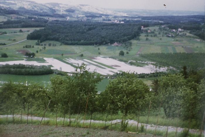 Das war noch nicht der See - sondern die Stubenberger Au, die von der Feistritz häufig überschwemmt wurde - was überhaupt zur See-Idee führte.