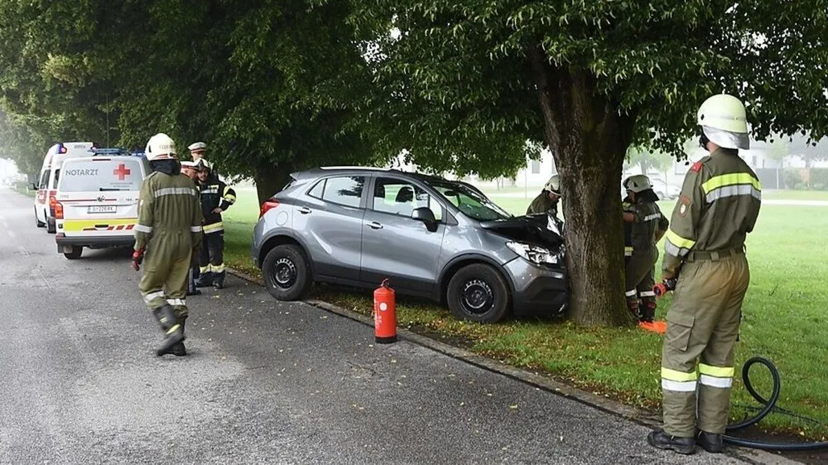 Die Feuerwehren Übersbach und Söchau waren mit insgesamt 13 Mann im Einsatz