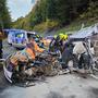 Das Auto und der Klein-Lkw waren frontal ineinander gekracht