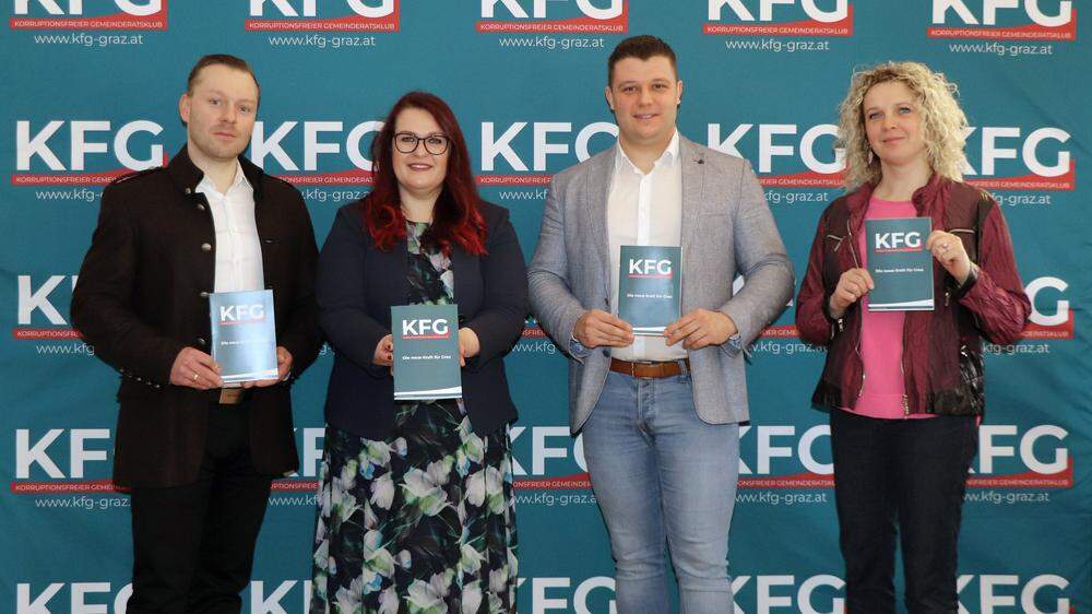 KFG-Team um Stadträtin Schönbacher und Klubchef Pascuttini