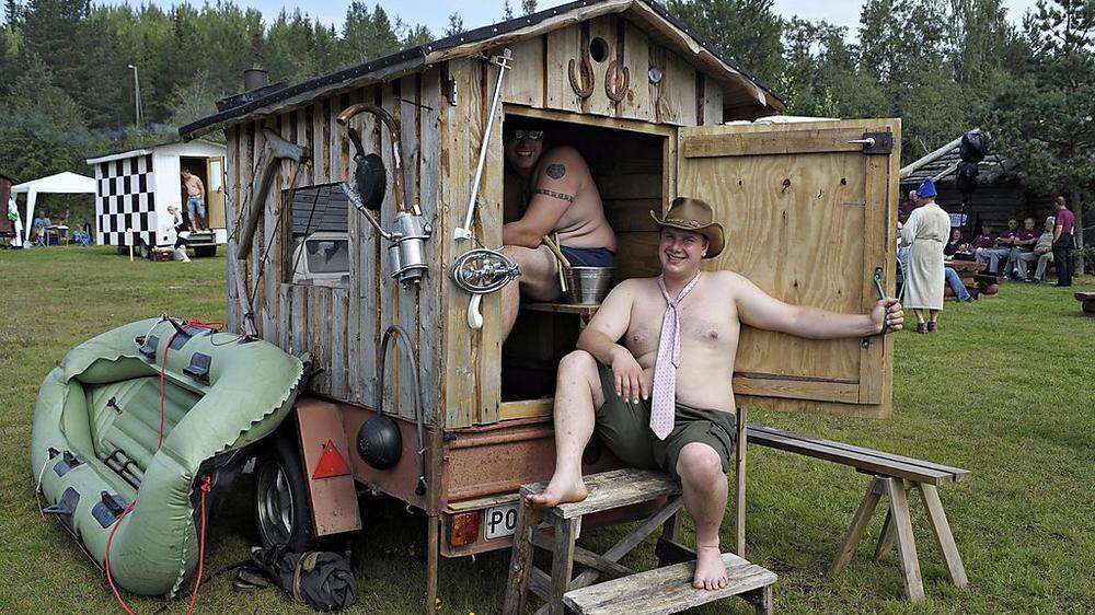 In Finnland gibt es sogar eine Sauna-WM