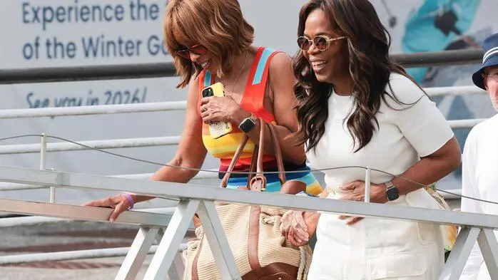 Am Sonntag reisen die meisten Promi-Gäste ab, darunter Oprah Winfrey und Gayle King 