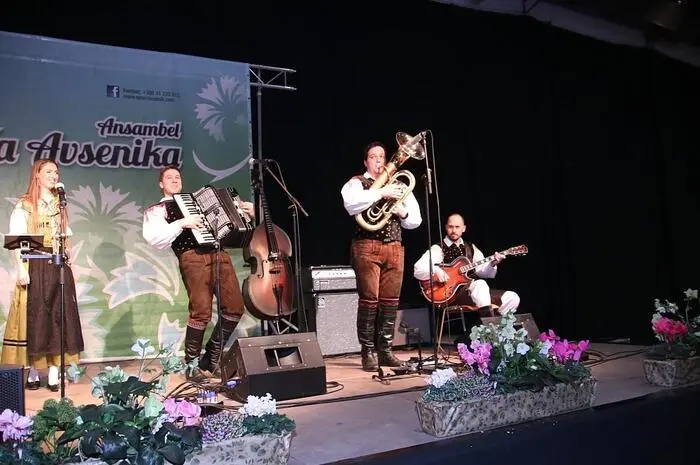 Sašo Avsenik und seine Musikanten begeisterten bereits mit den ersten Tönen die rund 600 Besucher, tosender Applaus war der Lohn.
