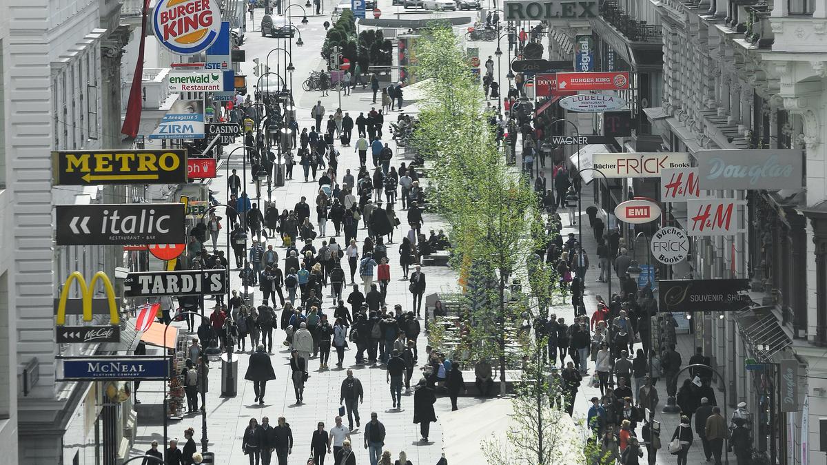 Der Blick auf die Fußgängerzone Kärntnerstraße (Archivbild) 