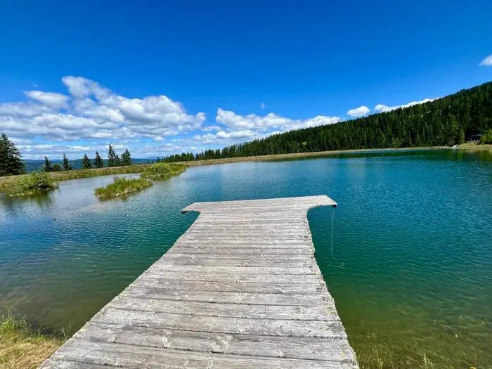 Mutige wagen auch im Herbst noch einen Sprung ins Wasser