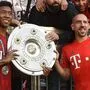 Holt David Alaba (li.) in dieser Saison mit den Bayern die Meisterschale, wird er damit seinen langjährigen Partner auf der linken Außenbahn, Franck Ribery, als Rekordmeister eingehold haben.