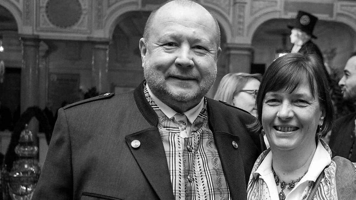 Martin A. Schoiswohl mit Gattin Astrid