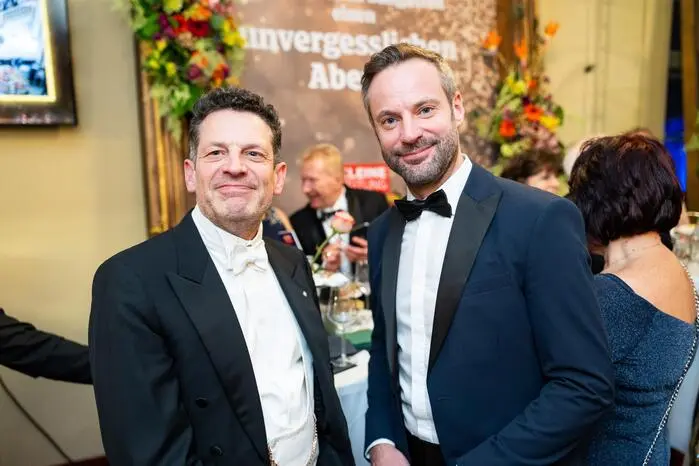 Aron Stiehl (Stadttheater Klagenfurt) und Wolfgang Fercher (Kleine Zeitung) 