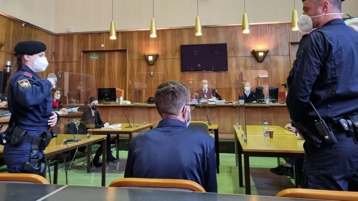 Der Bosnier (Mitte) hatte schon lange psychische Probleme